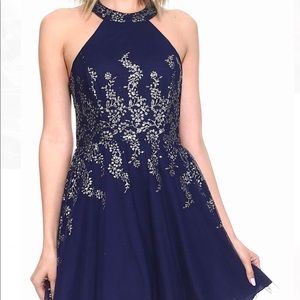 ~ Beautiful Dark Indigo Dress.